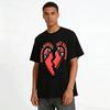 Break Boards Not Hearts Skateboard Graphic Casual Unisex Tee Pure Cotton T-shirt