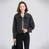 Fengxun Short Double-Faced 100% Wool Lapel Coat