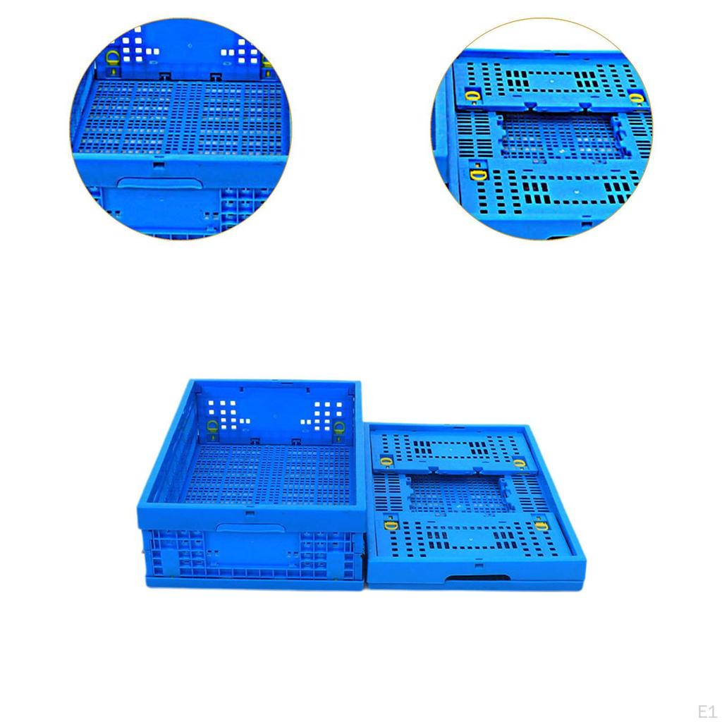 Foldable Storage Bin Container Basket Fruits and Vegetables Box for Camping