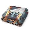 Italian Brainrot Cappuccino Assassino Fun Cappuccino Meme Blanket Soft Funny Plush Throw Blanket For Flannel Bedspread Bed Cover