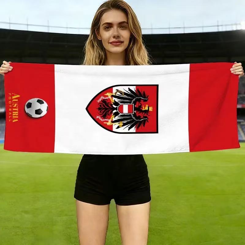Football World Cup support towel