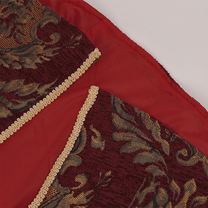 Medieval Renaissances Half Shoulder Cloak Vintage Style Costume Cape With Detachable Strap For Themed Parties Historical Reenactment