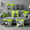 Comic SStrip KiniOto Green Yurii Pillow Cover Soft Microfiber Pillowcase Home Sofa Decor Surprise Decorative Printed