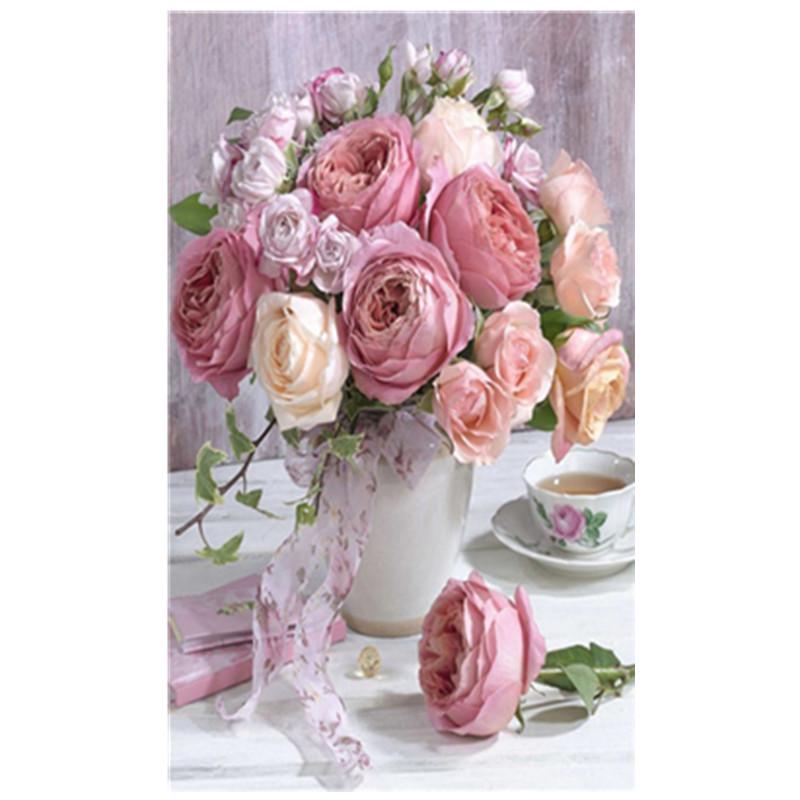 30X40CM 5D Diy Diamond Painting Various Flowers Embroidery Cross Stitch Home Decor Handmade Gift