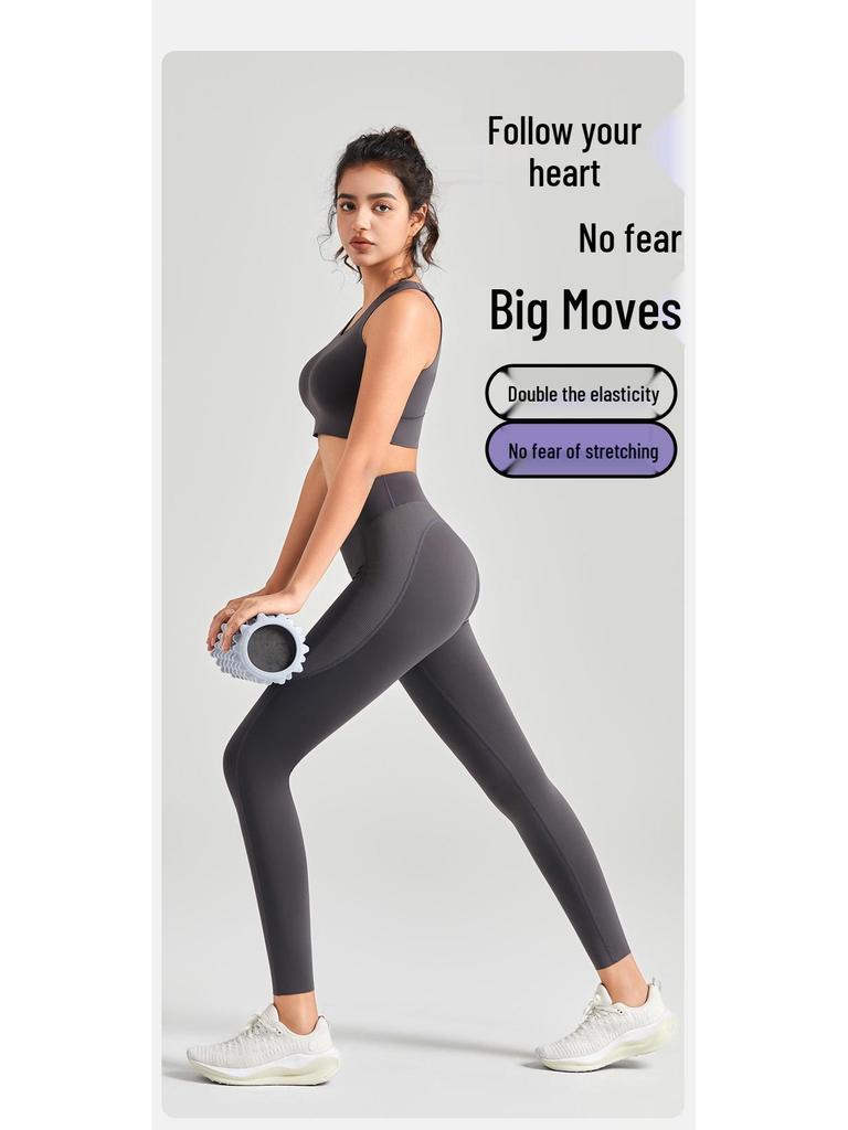 High Waist Hip Lift Yoga Leggings for Women - No Visible Lines, Perfect for Pilates and Fitness.