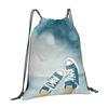Blue Hot Sale Backpack Fashion Bags Interior Design Seascape Landscape Seagull Bird Sunny Blue Illustration Art Vector Art