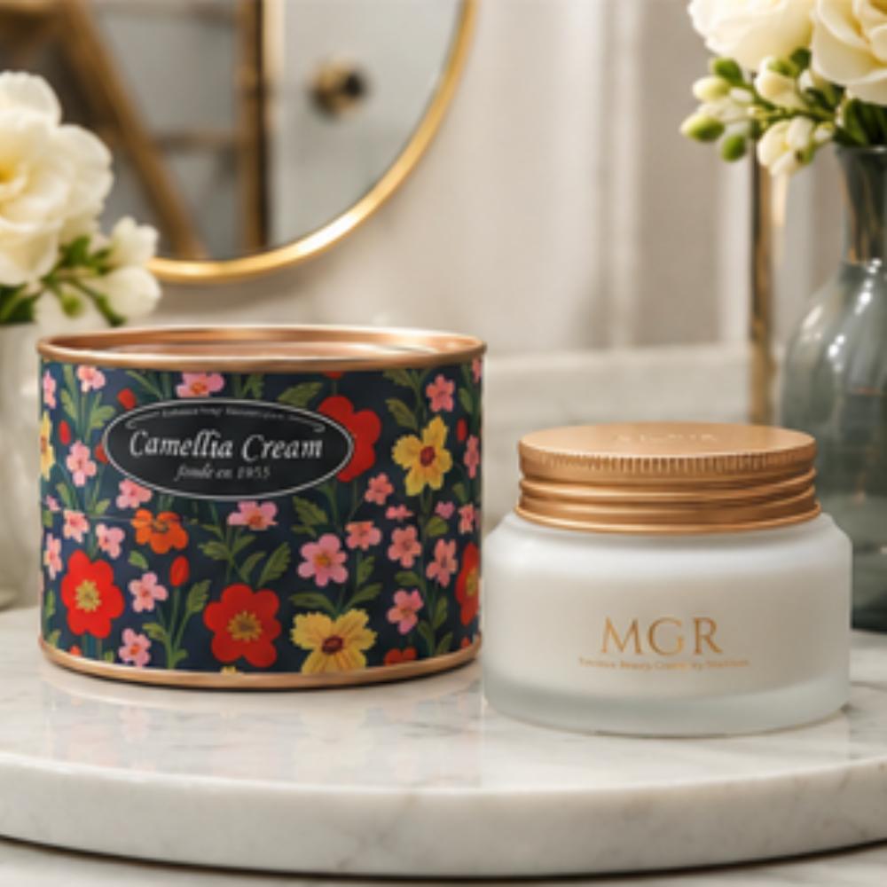 MGR 1955 / Camellia Vitalizing Cream / Deep Nourishing & Anti-Aging / 50ml / K-Beauty Luxury