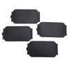 4PCS Truck Bed Rail Caps FL3Z99290D90AB Plastic Bedrail Insert Plug Box Stake Pocket Cover Replacement for F 250 F 350