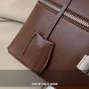 Kleine quadratische Tasche mit Reißverschluss Damen Schulter-Tragetasche