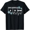 Proud Supporter of Snow Days Teacher Christmas Tee Cotton Men T Shirt