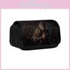 Black Myth Wukong Student Double Layer Pen Case With Nylon Material For School Supplies