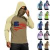 Camiseta de Manga Larga de Secado Rápido para Hombre de Verano Ropa Solar Pesca Fitness Deportes Hded Manga Larga Tp