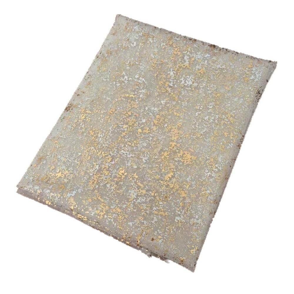 Golden Sequin Glitter Hot Stamping Table Flag European Style Luxury Glitter Table Runner Elegant Soft Sequin Table Decoration