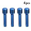 4x Blue Car Auto Interior Door Locking Lock Knob Pull Pins Cover Accessories