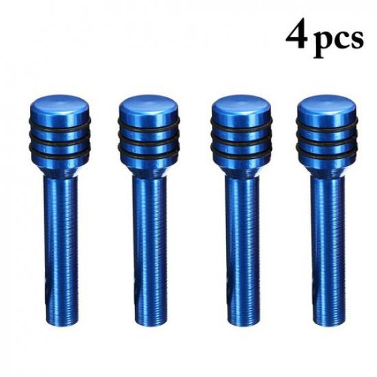 4x Blue Car Auto Interior Door Locking Lock Knob Pull Pins Cover Accessories