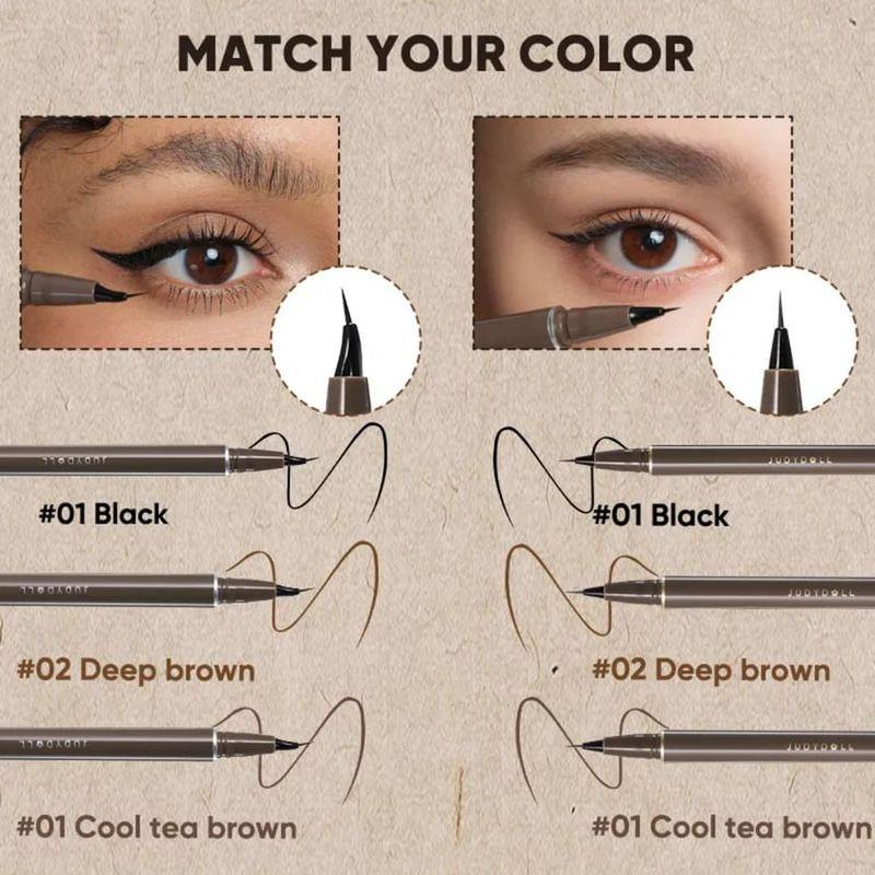 Judydoll - Dünner Flüssiger Eyeliner - 4 Klassische Ultra-Feine Farben
