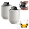 Kumomi Round Ice Cubes, 6.4cm, Whiskey Ice Maker, Clear Ice Maker, High-Quality Silicone, Perfect for Whiskey and Alcohol, Gift (2)