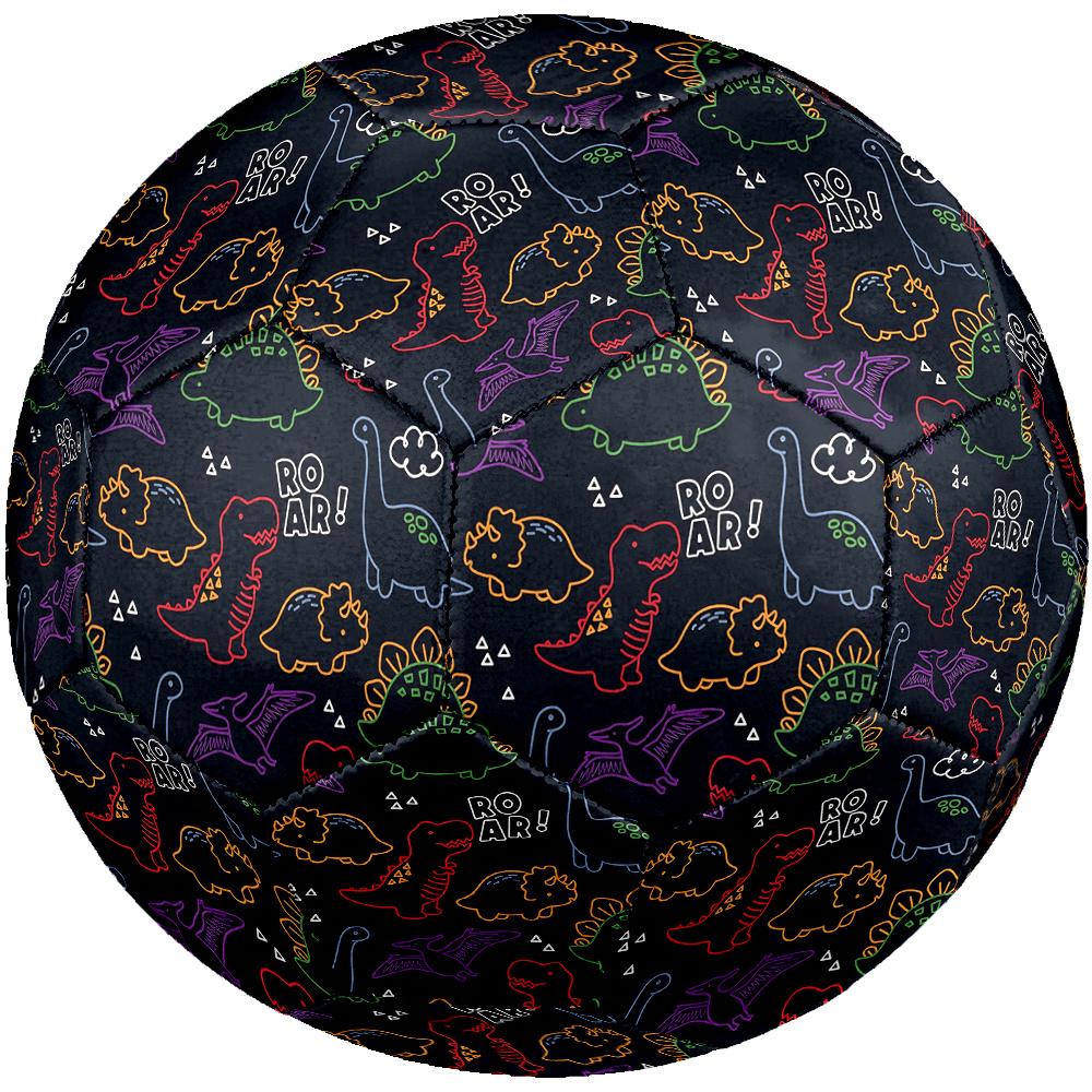 1PC Neon Dinosaur Party Soccer Ball Size 5 Football Machine Sewn Indoor/Outdoor Universal Football W87
