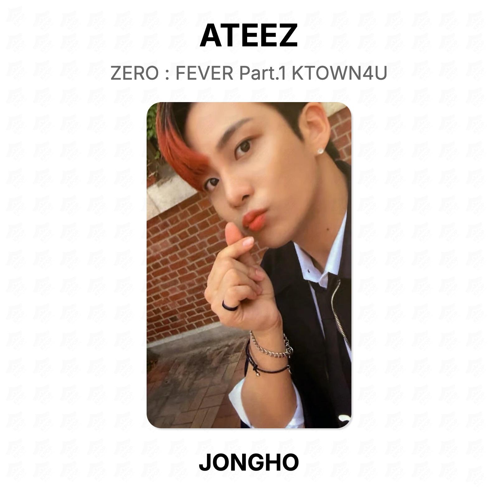 АТИЗ НОЛЬ : FEVER Часть 1 Официальная фотокарточка KTOWN4U JONGHO
