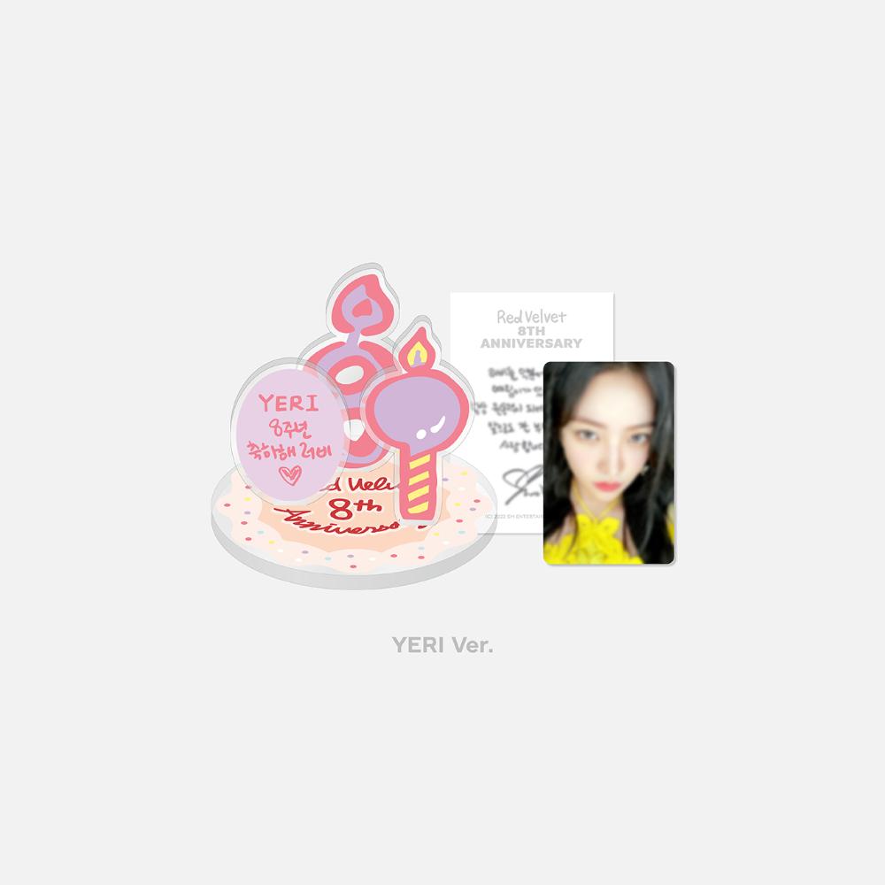 

Акриловая подставка Red Velvet 8th Anniversary и набор голосовых карт AR YERI