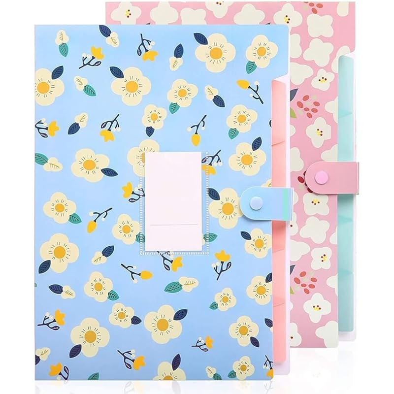 Corslet Certificate Expanding File Folders for Documents Large Size A4 Paper Holder Organizer School Office Home Multico