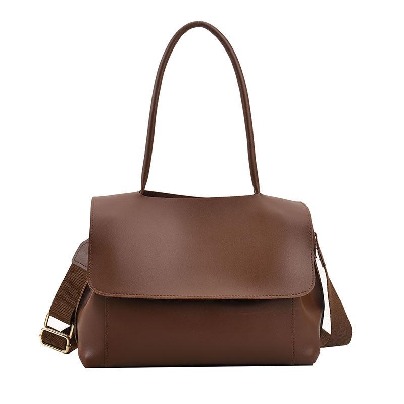 New Fashion Soft Surface Large Capacity Bag Women Commuter Shoulder Messenger Bag Street Hand Large Tote Bag