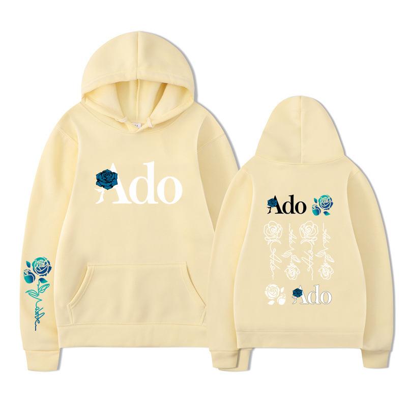 Printed Design Ado Hoodie Autumn Winter Fashion Design Men's Women's Sweatshirt Fleece Oversized Couple Casual Hoodie