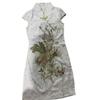 Children's Summer Lace Qipao Dress - Cute Cotton Linen Gown for Girls