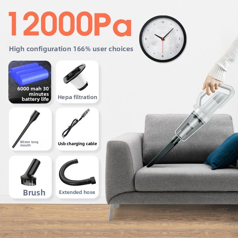 New Wireless Vacuum Cleaner for Household Small Handheld Mini Ultra-silent High Power High Suction Powerful Car Vacuum Cleaner
