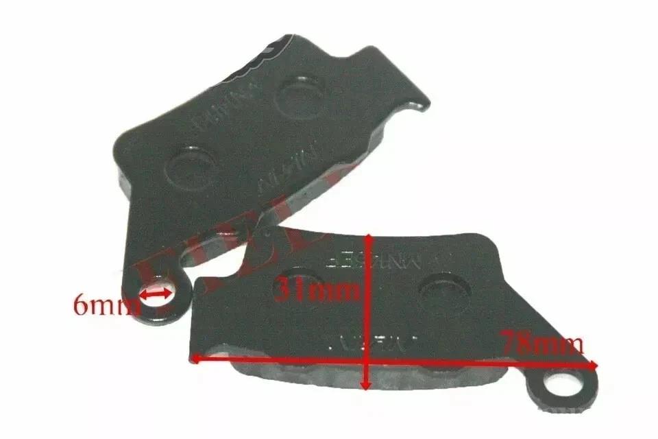 Fit For Royal Enfield Bullet 350cc Thunderbird Rear Disk Brake Pad Set