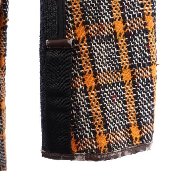 MARNI made in Italy Check Pattern 2way fur collar knit switching down coat Women Used