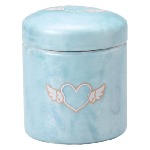 

SK Angel Pearl Blue Urn 85003, 4 inches