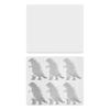 Dinosaur Ice Cube Mold Easy Fill Release 6 Cavity Gojira Ice Tray Freezer Safe Ice Maker for Summer Drinks Cocktail Party