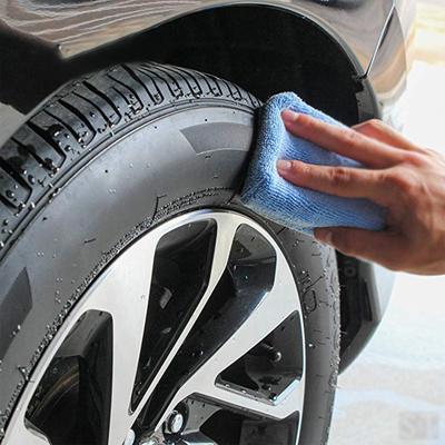 Non Abrasive Microfiber Sponge Applicators For Effortless Wax Conditioner Application Safe and Efficient Car Detailing