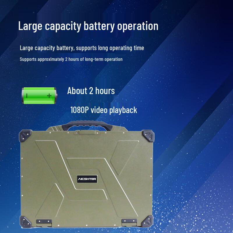 AICSHTER 15.6-inch Dual-Screen Rugged Laptop (CN version)