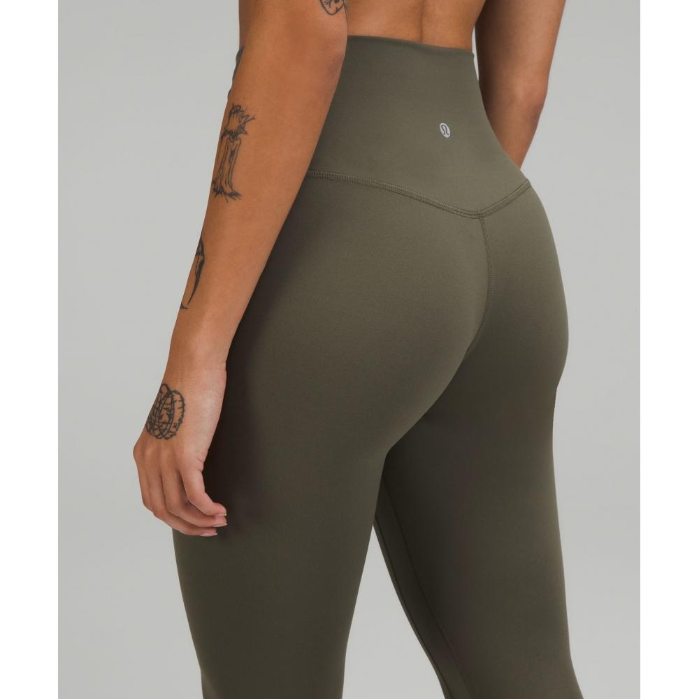 Lululemon Align  High Rise Crop 23  Army Green