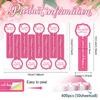 50 Sheets PVC Paper Stickers Self-adhesion Flower 190x140mm
