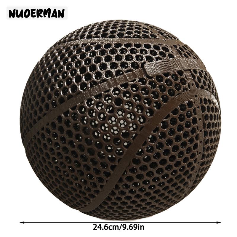Pallone da basket Norman cavo senza aria stampato in 3D