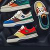 Fashion Men's Color Blocked Casual Canvas Shoes 2025 Spring Fashion Trend Versatile Sports Sheos Thick Soled Comfortable Chunky Sneakers