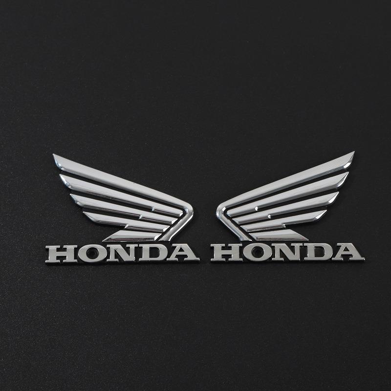 Suitable for Honda Emblem Motorcycle Modified Fuel Tank Stickers Waterproof 3D ABS Badge HONDA Wings Logo Body Decoration Decals UO2