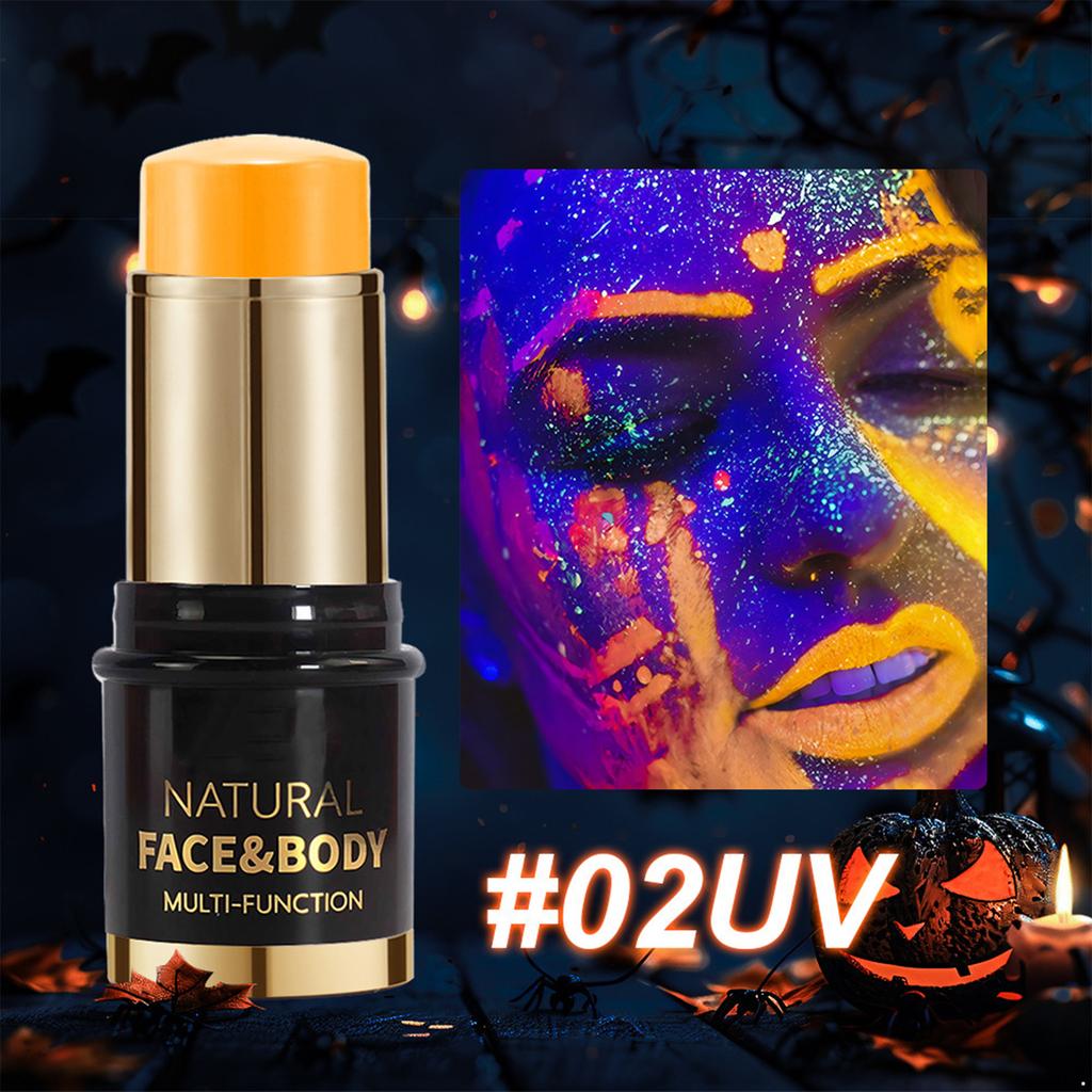 Set Creioane Machiaj de Față Fosforescente în Întuneric Kit Vopsea de Corp Neon UV Machiaj Fluorescent de Halloween pentru Adulți Copii Petrecere Cosplay Carnaval Mardi Gras