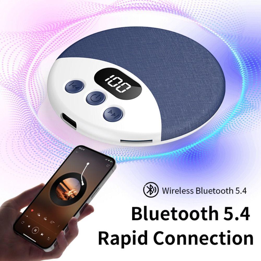 Bluetooth 5.4 Under Pillow Bluetooth Speaker Mini Portable Music Player Home Use