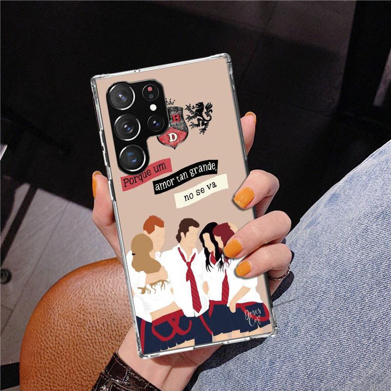 F-Fashion RBD R-Rebelde Phnoe Case for Samsung Galaxy S26 S25 Edge S23 S24 Ultra S22 Plus S21 S20 FE Unique Cover Soft Coque Gal