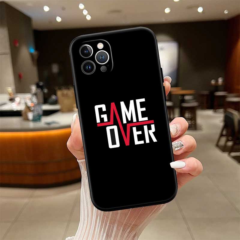 

UP30 Game Over New High-End Shell Phone Case for Redmi Note 10 11 12 Pro Max 10S 10C 10T 11A 11S 12S 12C Redmi Note 12 Pro 4G