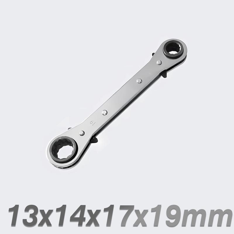 

Гайковий ключ 4-в-1, набір гайкових ключів із храповою тріскачкою з подвійною головкою, 6/8/9/10/11/12/13/14/15/16/17/18/19/21 мм, хромованадієва сталь