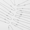 S925 Sterling Silver Initial Necklace for Women - Elegant Polished Clavicle Chain, Fashionable Jewelry, In Stock