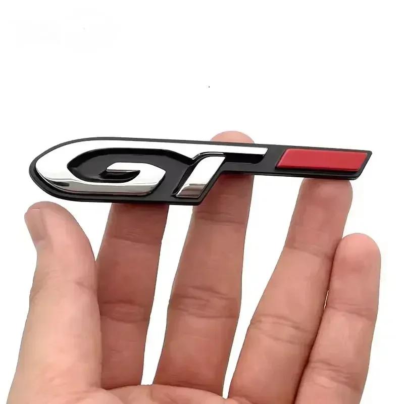 AHU1 3D Metal Car GTLINE Badge Trunk Fender Badge Sticker for Kia Sportage Ceed Picanto Rio ProCeed Niro 5 3 4 K7 K5 K8 K3 Ray K9
