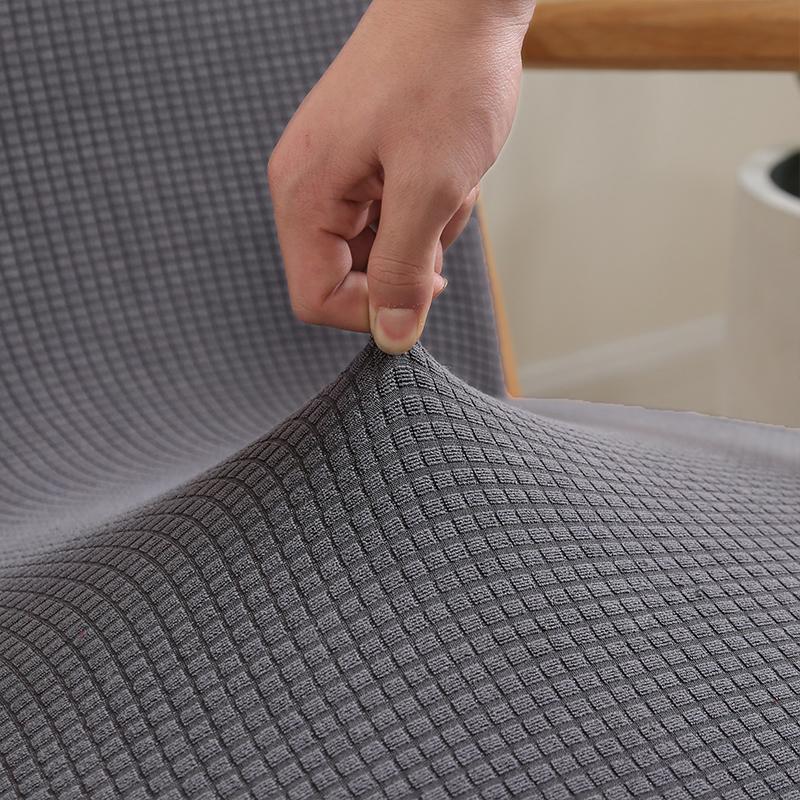 Solid Color Lazy Chair Cover Stretch Spandex Armchair Covers Removable Washable Zipper Closure Single Seat Wing Sofa Slipcovers