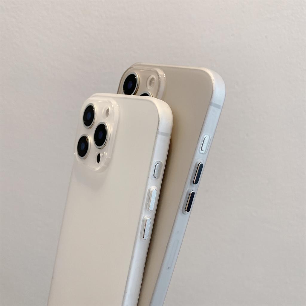 For iPhone 16 Pro Max Case Slim Soft TPU Phone Back Cover with Metal Buttons