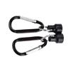 Magnet Buckle Fly Fishing Magnetic Net Release Clip Hanging Holder Lanyard Clip(Double, Black)